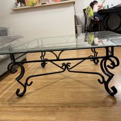 Wrought Iron Coffe Table