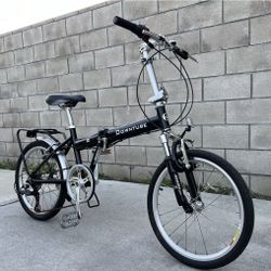 Downtube Folding Bike With Front Suspension 