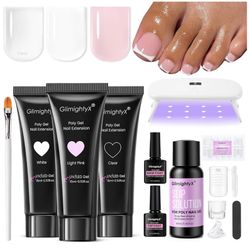 Poly Gel Nail Kit For Toes! Brand New! 