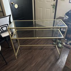 Glass Console Table