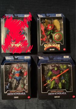 Masters of the Universe Action Figures Set of 4