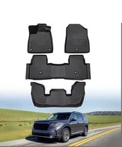 Powerty Floor Mats For 2023 2024 2025 2026 Honda Pilot
