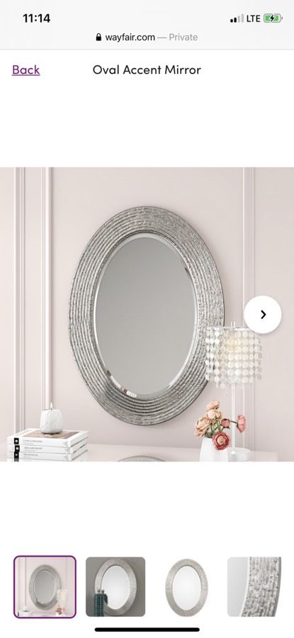 Oval Accent Mirror