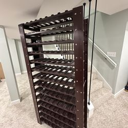 Freestanding 126 Bottle Swedish Wine rack