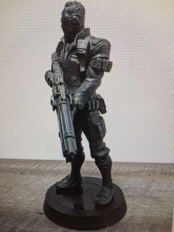 Overland Soldier 76 Collectors Edition Statue 12” Blizzard