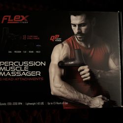 Flex Fitness Percussion Muscle Massager 6-speeds