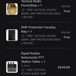 PTT Nation wide Radios 3pk
