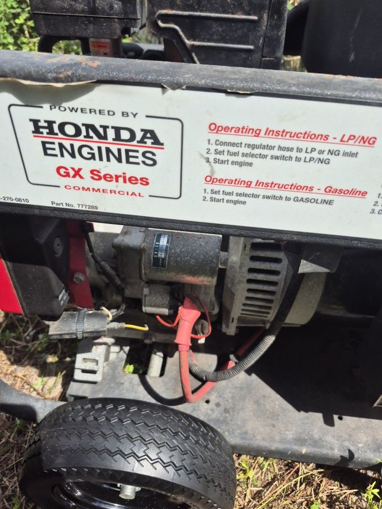 Northstar Generator 8000 Motor Honda 