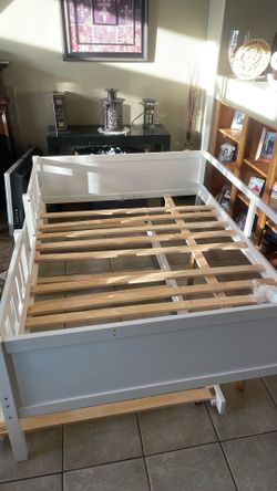 Under Twin Double Bed& Full Size Top Bed Frame / & Twin Bottom Only Frame No Mattress