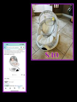 Baby Swing With Remote