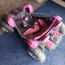 Pink Electric Dune Buggy