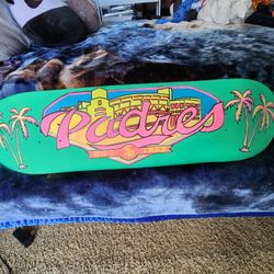 Padres Handpainted Skateboard