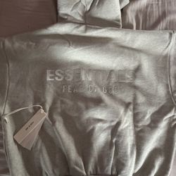 Essentials Fear Of God chrome Hoodie