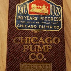 1929 Chicago Firehouse Playing Cards Collectible Scarce