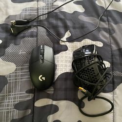 Logitech G305 Wireless + Glorious Model O Wired 