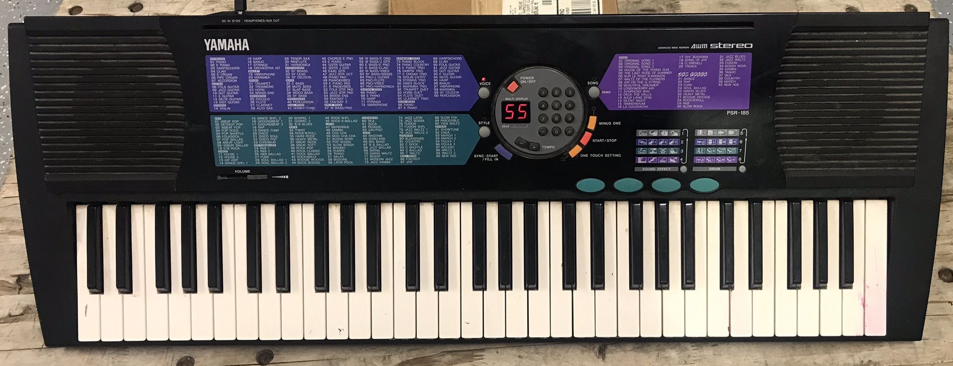 Yamaha keyboard ๐น PSR 185 working great