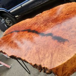 Curly Maple Burl Tables