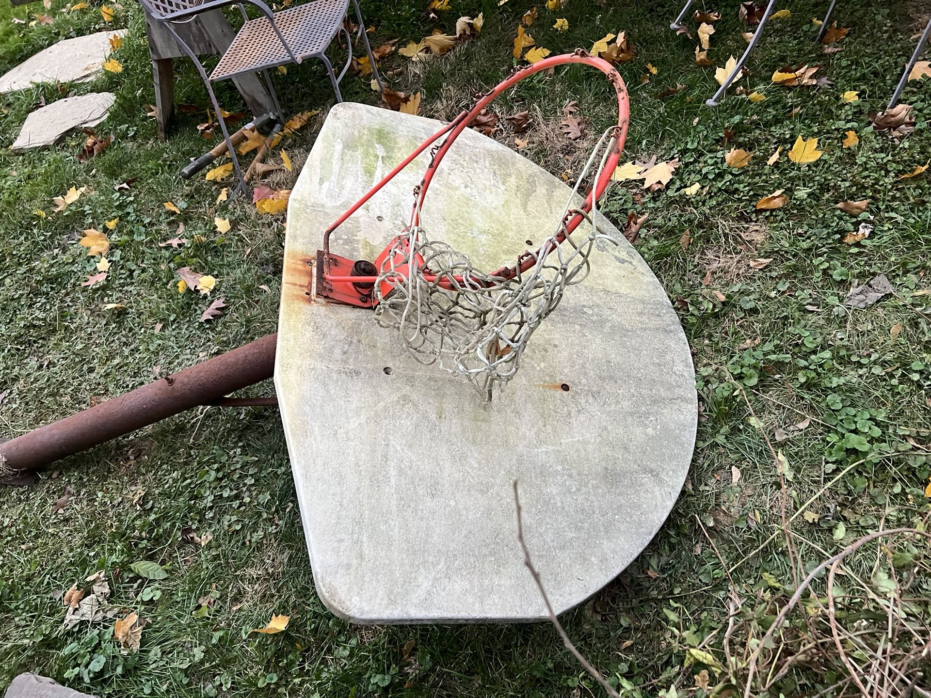 Roof mounted basketball Hoop
