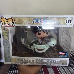 Fluffy with going merry Funko. Funk pop