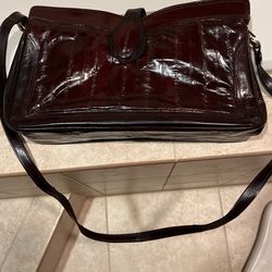Eel Skin Leather Purse never Used