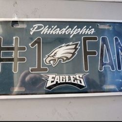 Philadelphia Eagles License Plate New