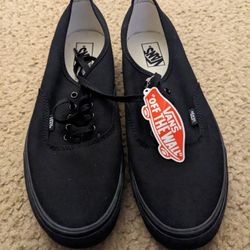Brand New Black Authentic Vans Size 13 Mens