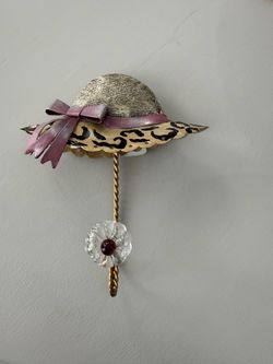 Vintage coat hanger hook