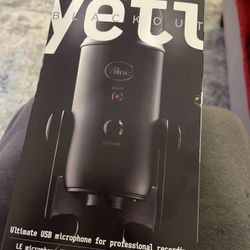 Yeti Black Out Mic