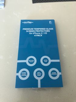 iPhone X & XS screen protector (4 pack) - New