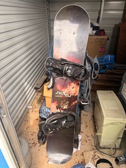 Never Summer Snowboard with Bindings