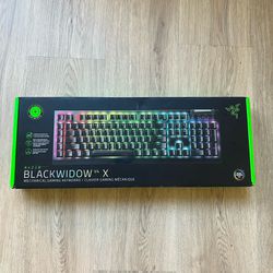 Razer BlackWidow V4 X Mechanical Gaming Keyboard With Razer Chroma RGB - NEW