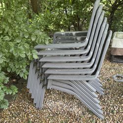 Very Nice Thick  Composite Adirondack Chairs 6 Chairs - Priced To Move