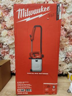 Milwaukee
M12 12-Volt 2 Gal. Lithium-Ion Cordless Handheld Sprayer Kit with 2.0 Ah Battery and Charger