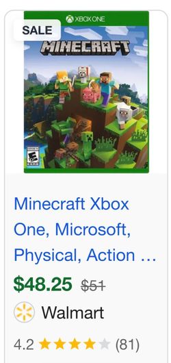 Xbox One Minecraft game