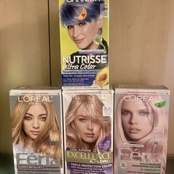 Garnier Nutrisse Ultra Nourishing Permanent Hair Color or L'Oreal Paris Feria Permanent Hair Color