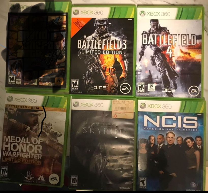 Xbox 360 Games $5 Dollars Each