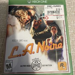 Xbox One LA Noire 
