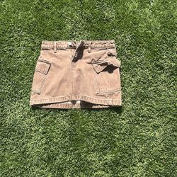 Princess Polly Brown Mini Skirt