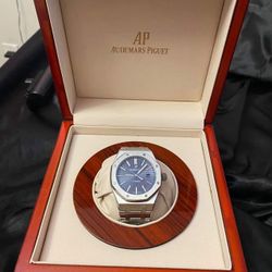 Audemars Piguet Royal Oak blue watch 