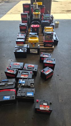 Car Battery 24f H5 34 78 65 48 49 47 H6 H7 51r 94r 86 H8 H9 Truck SUV And Car Batteries with Warranty. $60 + Core. Bateria para cualquier carro COVINA