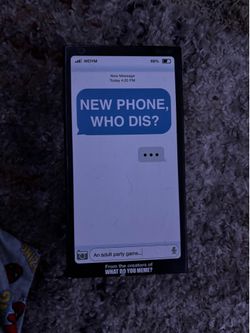 New phone who dis