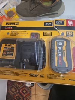 Dewalt DCB606c flexvolt 6Ah 20V/60V Battery and Charger