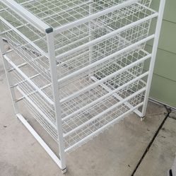 metal storage organizer