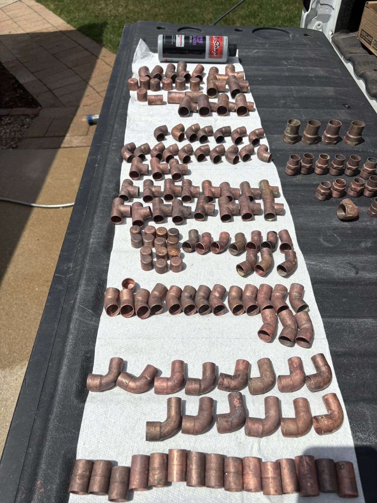 1/2 In 3/4 In Copper Fittings 150 Total