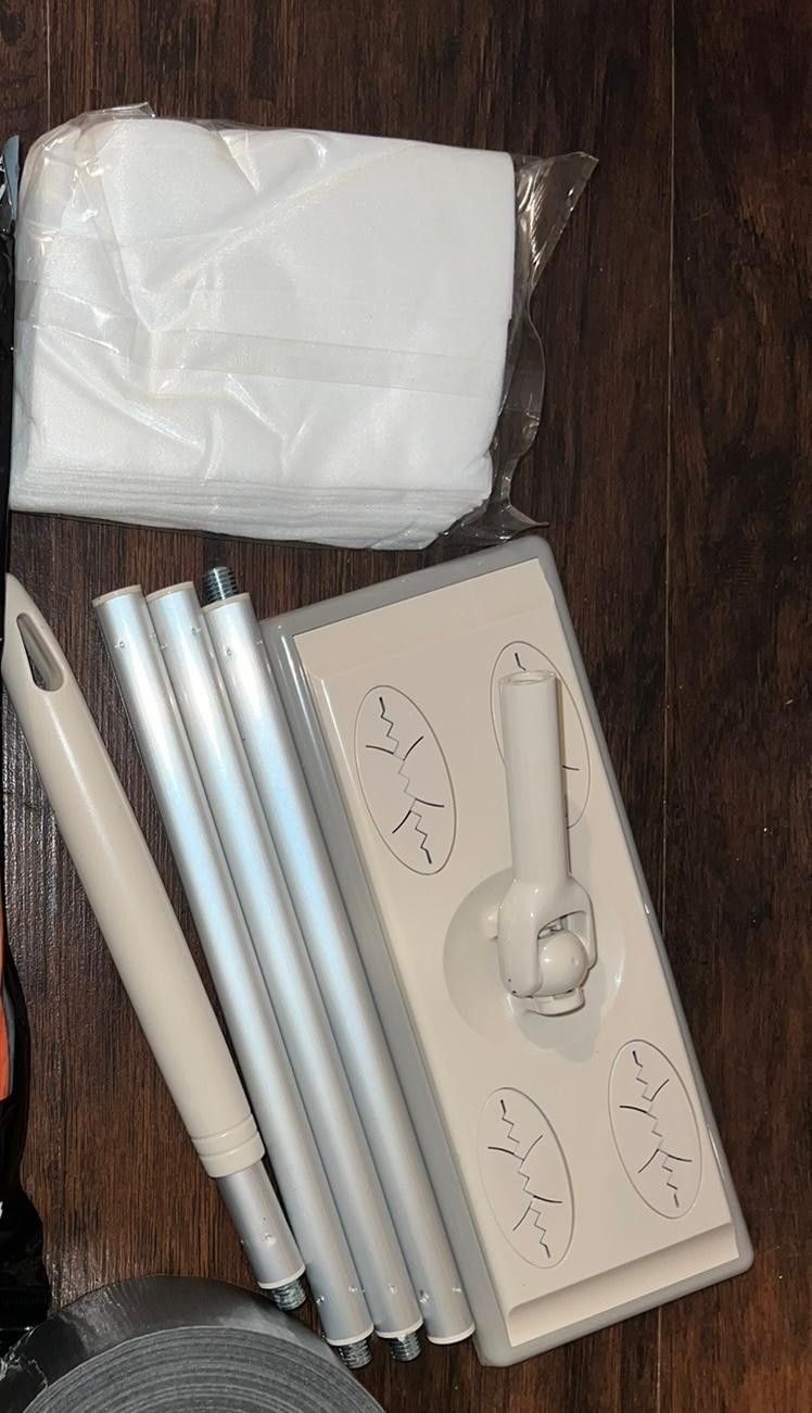 Mop With Wet Clothes