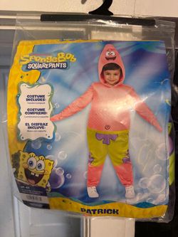 SpongeBob SquarePants Patrick Star Toddler Costume 3T-4T
