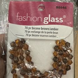 Brown Amber Beads 70-pc Set