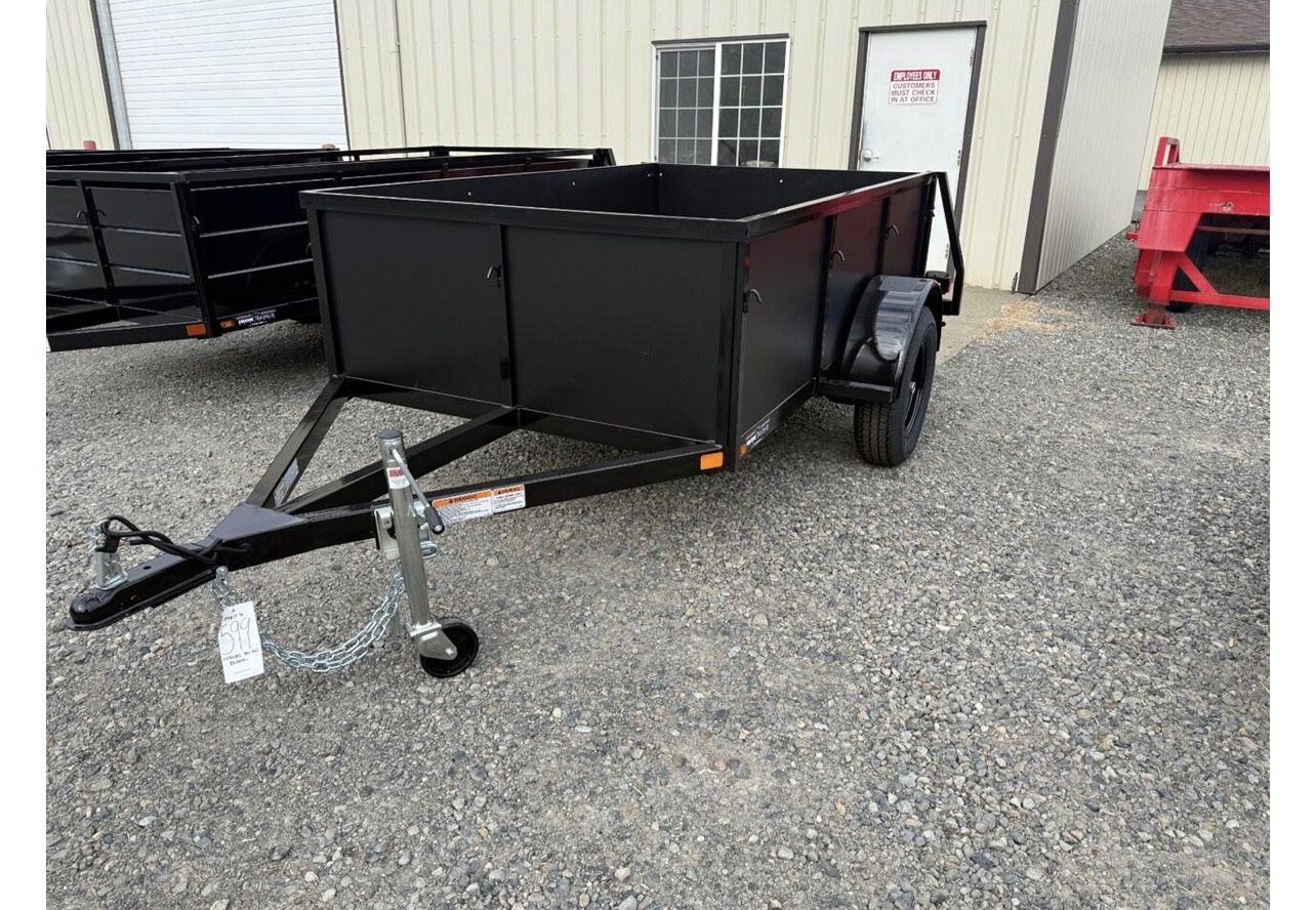 Utility Trailer, 5x8x2 With Swing Gate