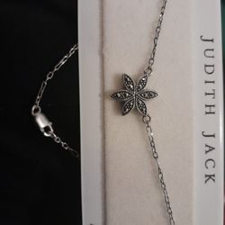 Sterling Silver Marcasite Ankle Bracelet