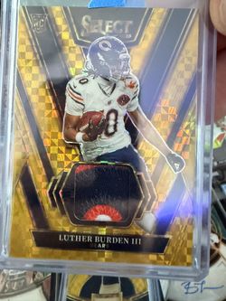 2025 Select Luther Burden Rookie Gold Patch 3/10